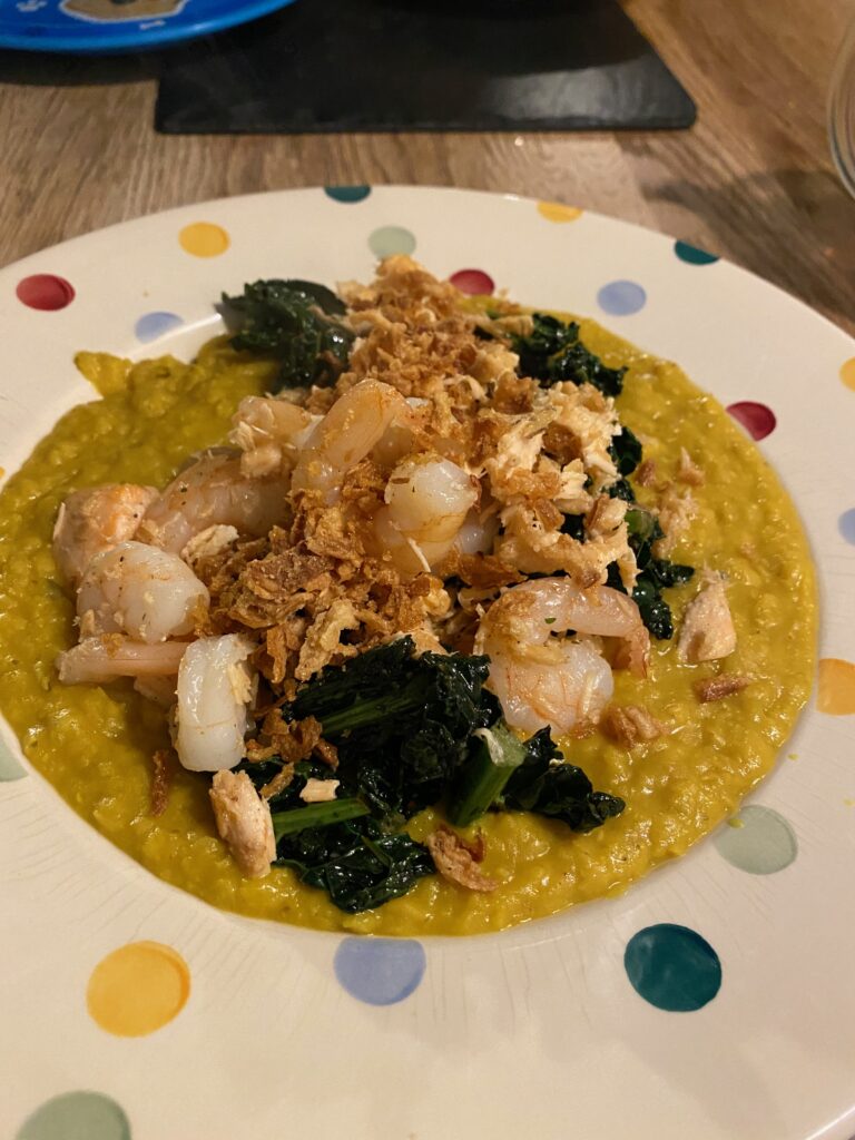 daal with seafood
