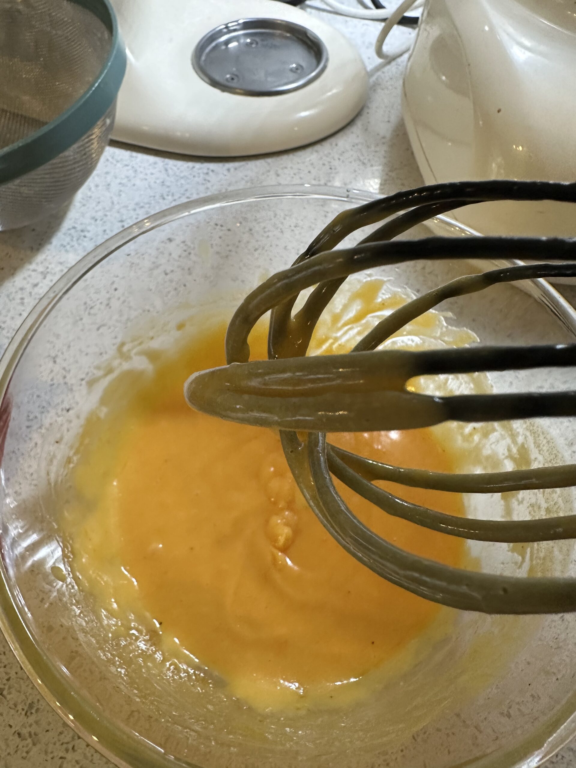Bearnaise sauce when cooked